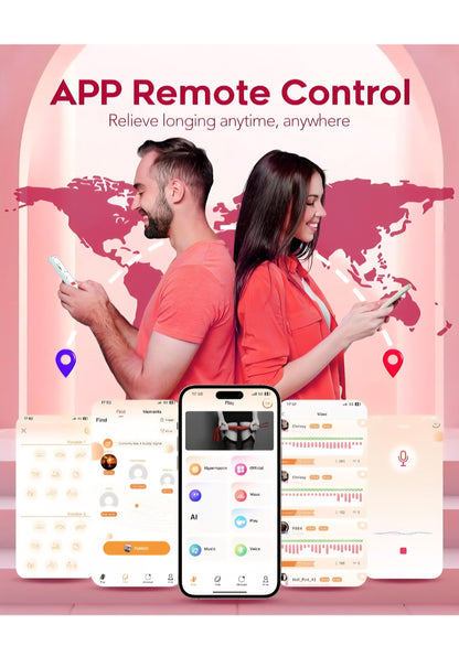 Sex Toys Remote Control Vibrator - UTIMI App Wearable G Spot Dildo Vibrators with 9 Tapping & Vibration Modes, Panty Vibration for Women Clitoral Stimulator, Female Adult Sex Toy for Couples Games