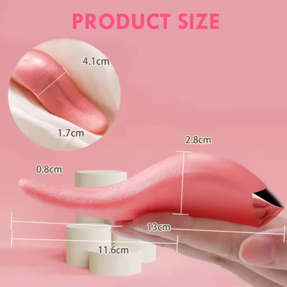 Realistic Tongue Licking Vibrator – 10 Frequencies of Targeted Pleasure