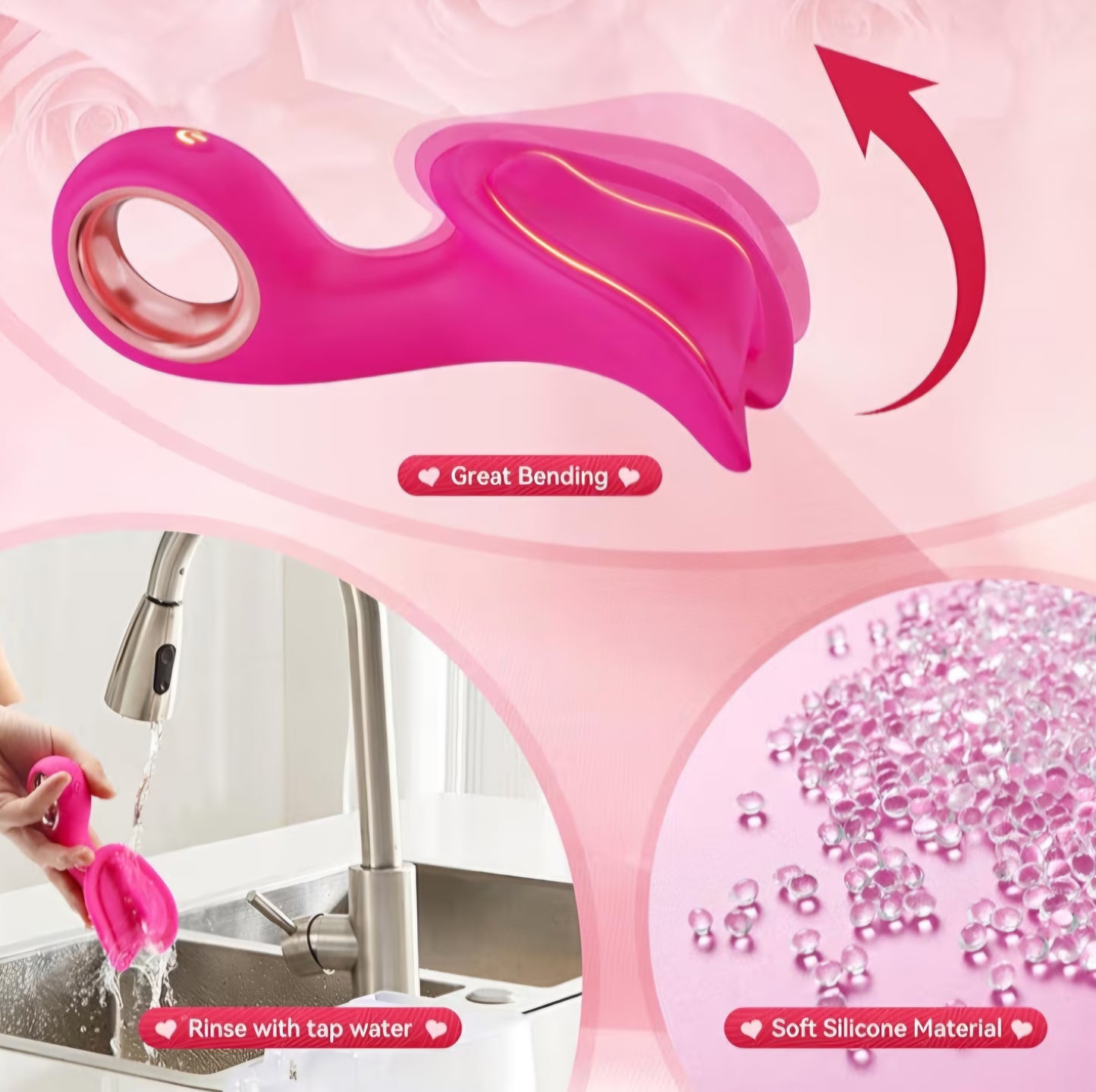 Sex Toys Vibrator Wand - Adult Toys Mini Vibrator with 10 Vibration Modes, Female Sex Toy Vibrators for Clitoral and Nipple Stimulation, Vibrators Adult Sex Toys & Games for Women Couple