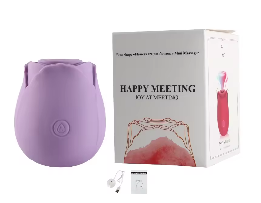 Sucking Rose Vibrator Toy for Women