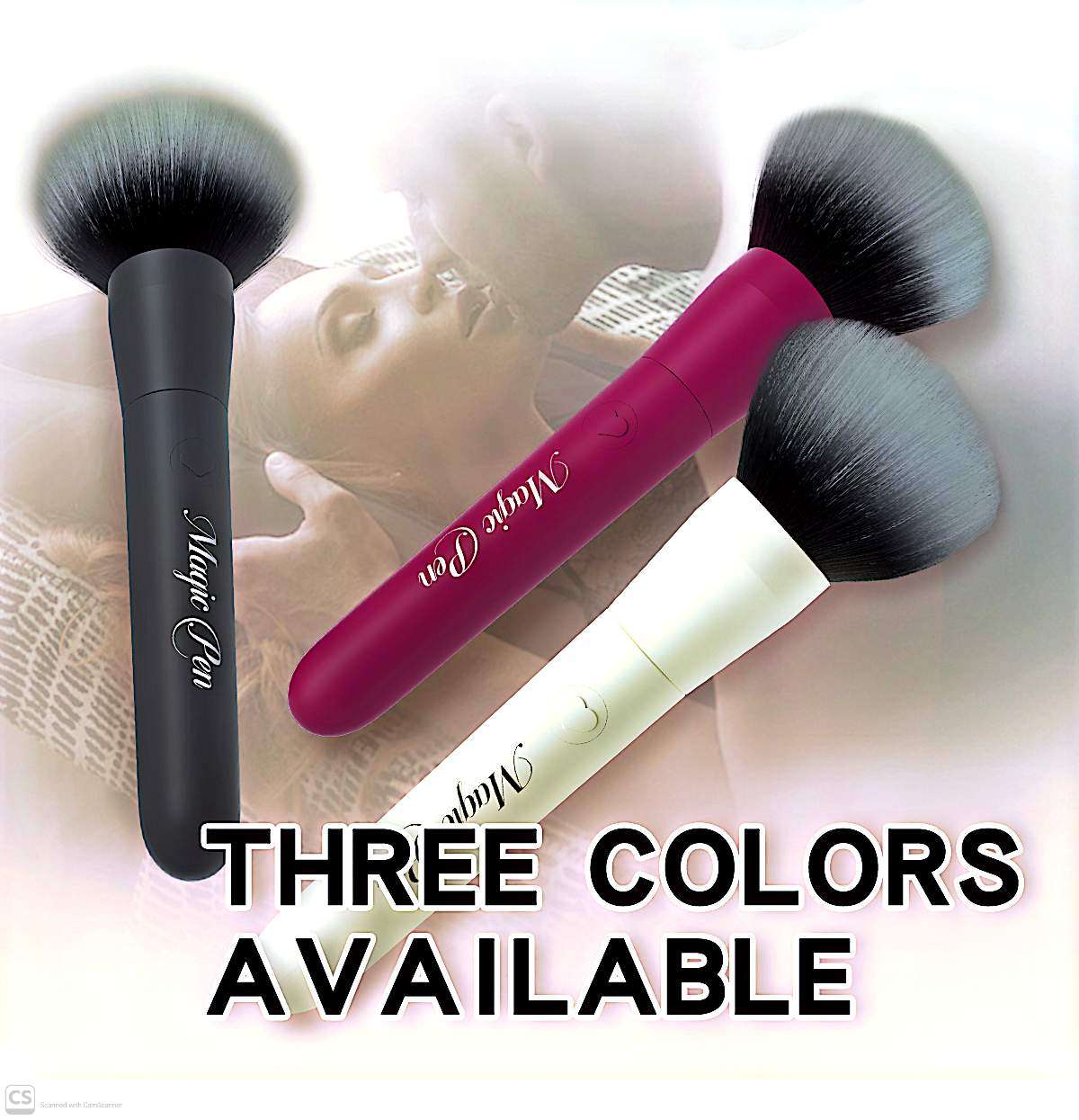 10-Frequency Vibrating Makeup Brush Massager – USB Rechargeable & Waterproof