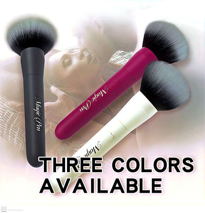 10-Frequency Vibrating Makeup Brush Massager – USB Rechargeable & Waterproof