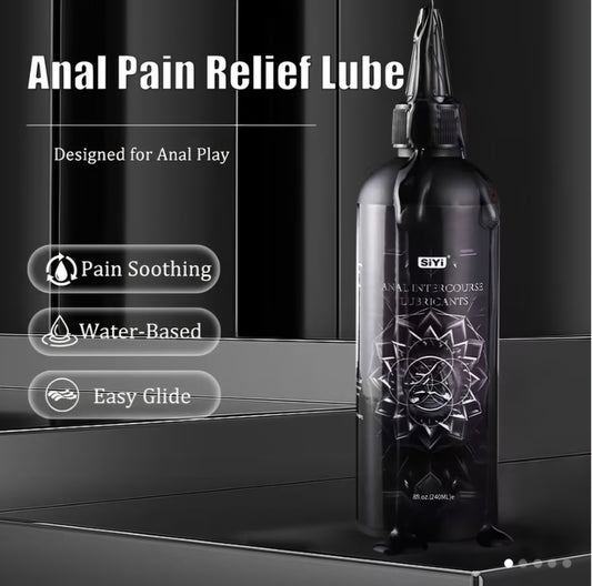 SiYi Water-Based Anal Pain Relief Lube & Personal Lubricant (240 ml / 8 fl. oz.)