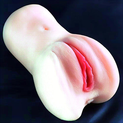 2-in-1 Life-Like Soft Silicone Male Masturbator Pocket Pussy Vagina Anus – Ergonomic Realistic Curves