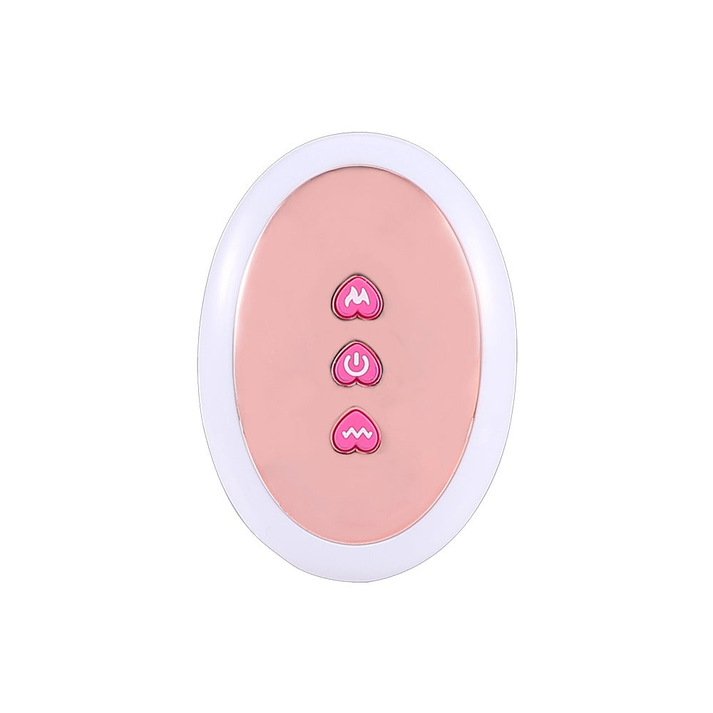 8.5" Realistic Thrusting & Vibrating Dildo with Wireless Remote - Intelligent Heating & 10-Mode Dual Action - Waterproof Dual-Layer Silicone