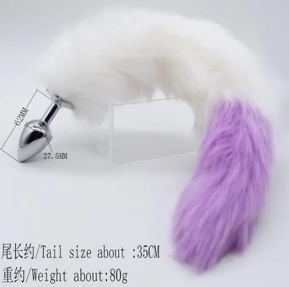 Deluxe Faux Fur Cat Ear Headband & Matching Metal Plug Tail Set (Available June 13th)
