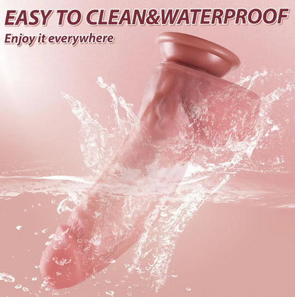 Realistic 8.7 Inch Sex Toy Silicone Dildo for Women and Men – Thick Lifelike Penis with Skin Texture and Powerful Suction Cup for Hands-Free Anal and Vaginal Pleasure