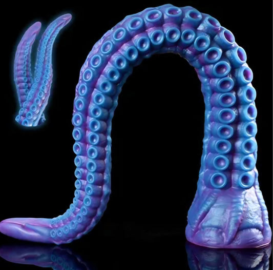 XL Tentacle Dildo Anal Sex Toys - 22.5'' Monster Long Anal Dildos for G Spot & P Spot Stimulation, Silicone Octopus Dildo Fantasy Dildos Anal Butt Plug Prostate Massager Adult Sex Toy for Men & Women