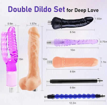 Sex Machine Automatic Dildo Machine for Women, Thrusting Sex Toys Fuck Machine with Remote Controller, Masturbation Machine Realistic Dildos with 3xlr Connector Adult Toys Vagina Anal Sex Stimulation