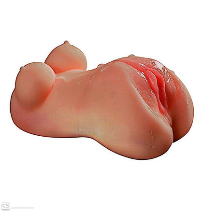 Realistic 3D Curvy Pocket Torso – Textured Vaginal Stroker with Breast Detail, Pocket Pussy, Vagina, Anus, Breasts/Boobs Masturbator