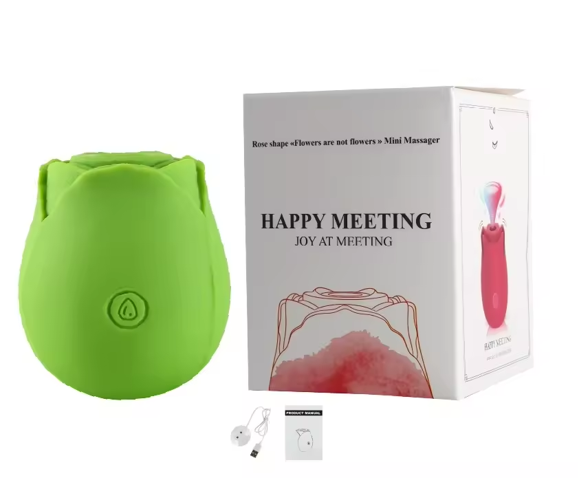 Sucking Rose Vibrator Toy for Women