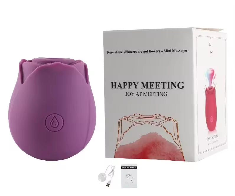 Sucking Rose Vibrator Toy for Women