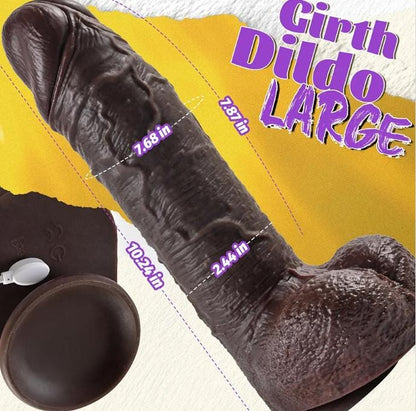 2.4 Diameter BBC Thrusting Thick Dildo Automatic Dildo Anal Sex Toys for Women
Realistic Huge Black Dildos with 3 Rotation Thrust Speeds & 9 Vibrations, Heated Anal G Spot Dildos for Advanced Player SF
