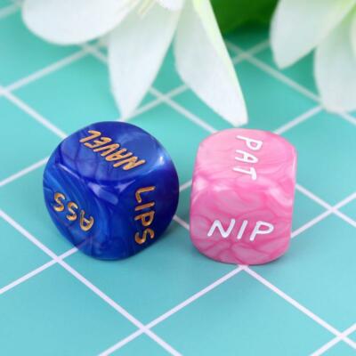 Two piece dice set, action & body part