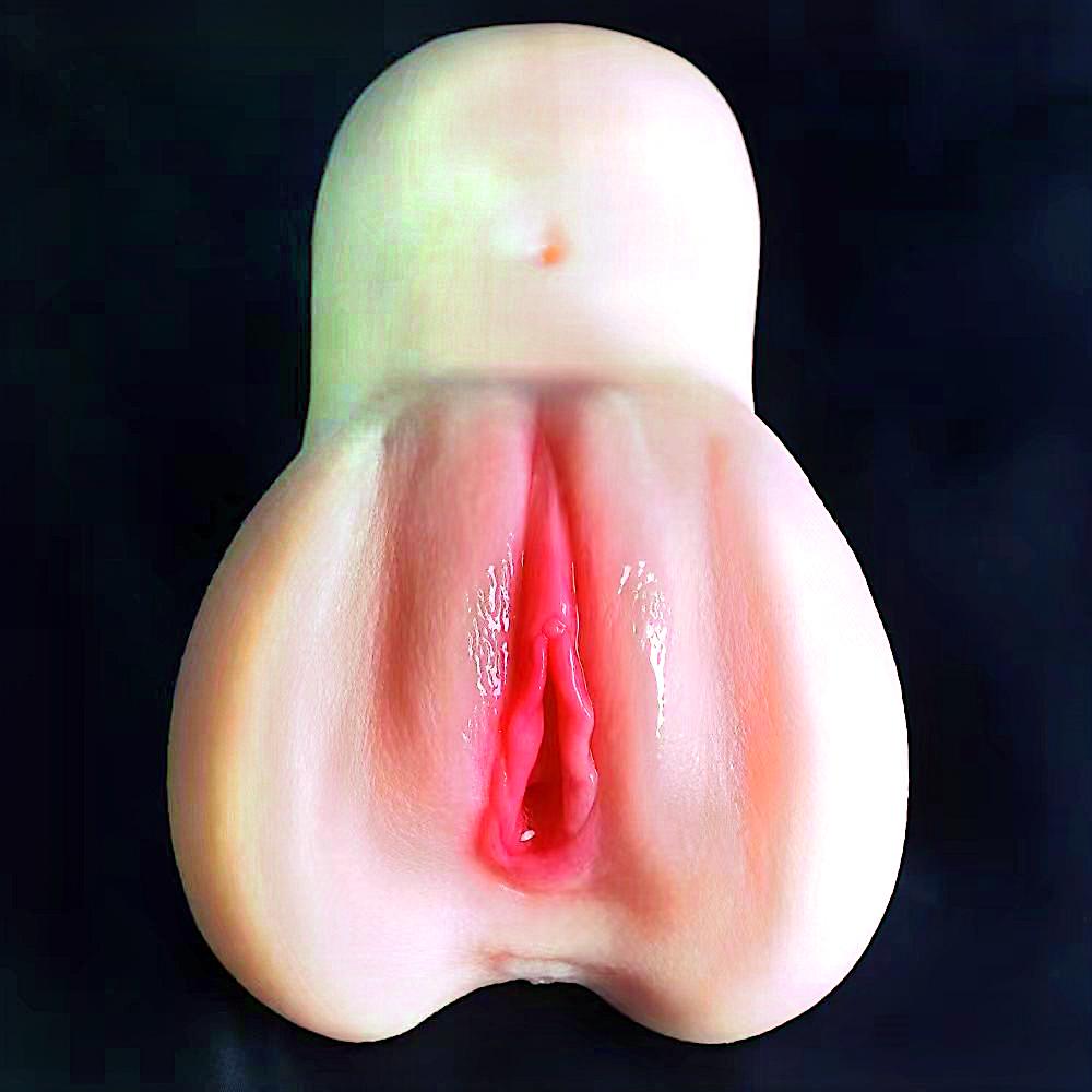 2-in-1 Life-Like Soft Silicone Male Masturbator Pocket Pussy Vagina Anus – Ergonomic Realistic Curves