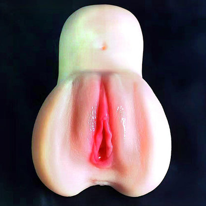 2-in-1 Life-Like Soft Silicone Male Masturbator Pocket Pussy Vagina Anus – Ergonomic Realistic Curves