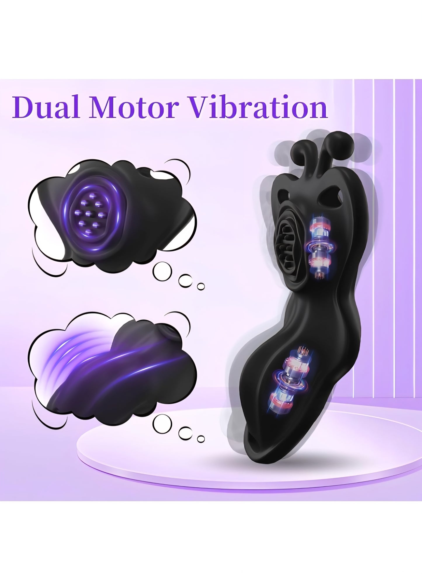 Vibrators Sex Toys Wearable Vibrator - App Remote Control Vibrator with 9 * 9 Vibration Modes, Adult Toys Mini Panty Vibrators for Travel, Adult Sex Toys & Games for Women Couples Play (Black)