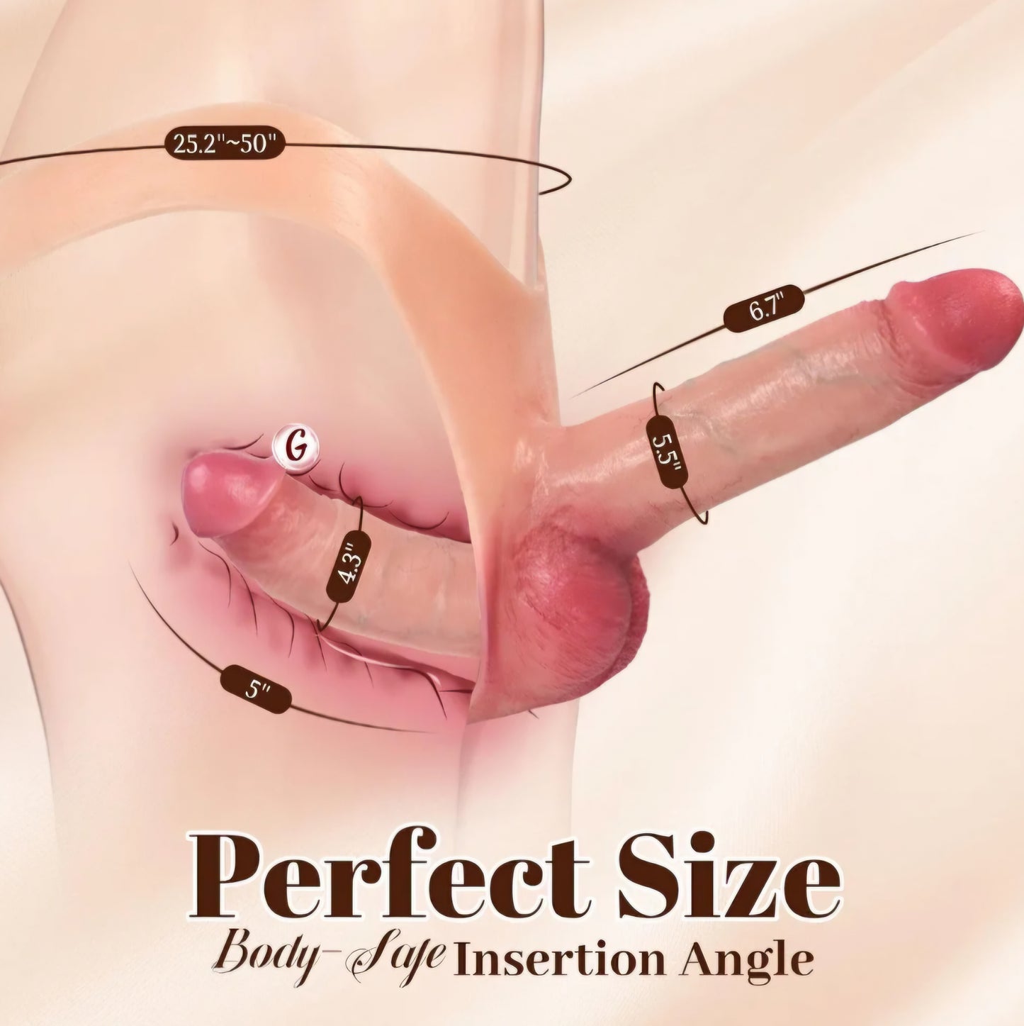 Strap on Dildo Lesbian Sex Toys, Skin Friendly Silicone Double Sided Dildo
Strap on Harness Double Ended Dildos, G-Spot Clitoral Stimulation, Wearable Realistic Strapless Penis Panties for Women AMA