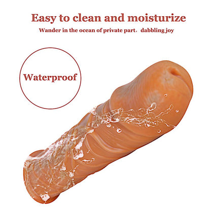 7 Inch Elite Textured Ultra-Elastic Penis Extension Sleeve