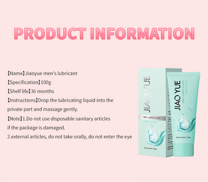 Jiao Yue Men’s Intense Lubrication & Care Solution Lube (3.5 oz)