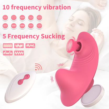 Jump Jump Sister Vibrating and Sucking Panty Wearable Tpy for Female Women Public Wear/Play