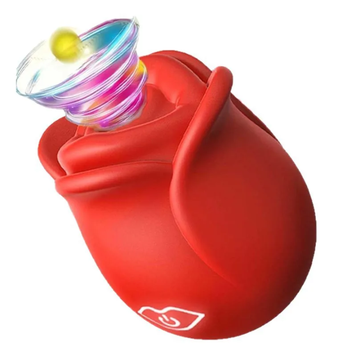 App-Controlled Rose Sucking Vibrator – Waterproof Magnetic Rechargeable Oral Stimulator with Custom DIY Rhythm Modes (Available June 13th)