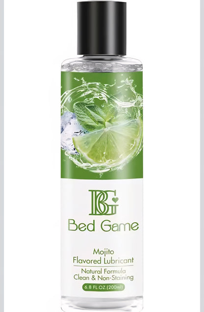 Water-Based Mojito Flavored Lubricant Personal Lube for Men, Women, and Couples, Massage Gel PH Balanced Massage Oil with Non-Sticky Natural Travel Sized Lube - 6.8 Fl Oz