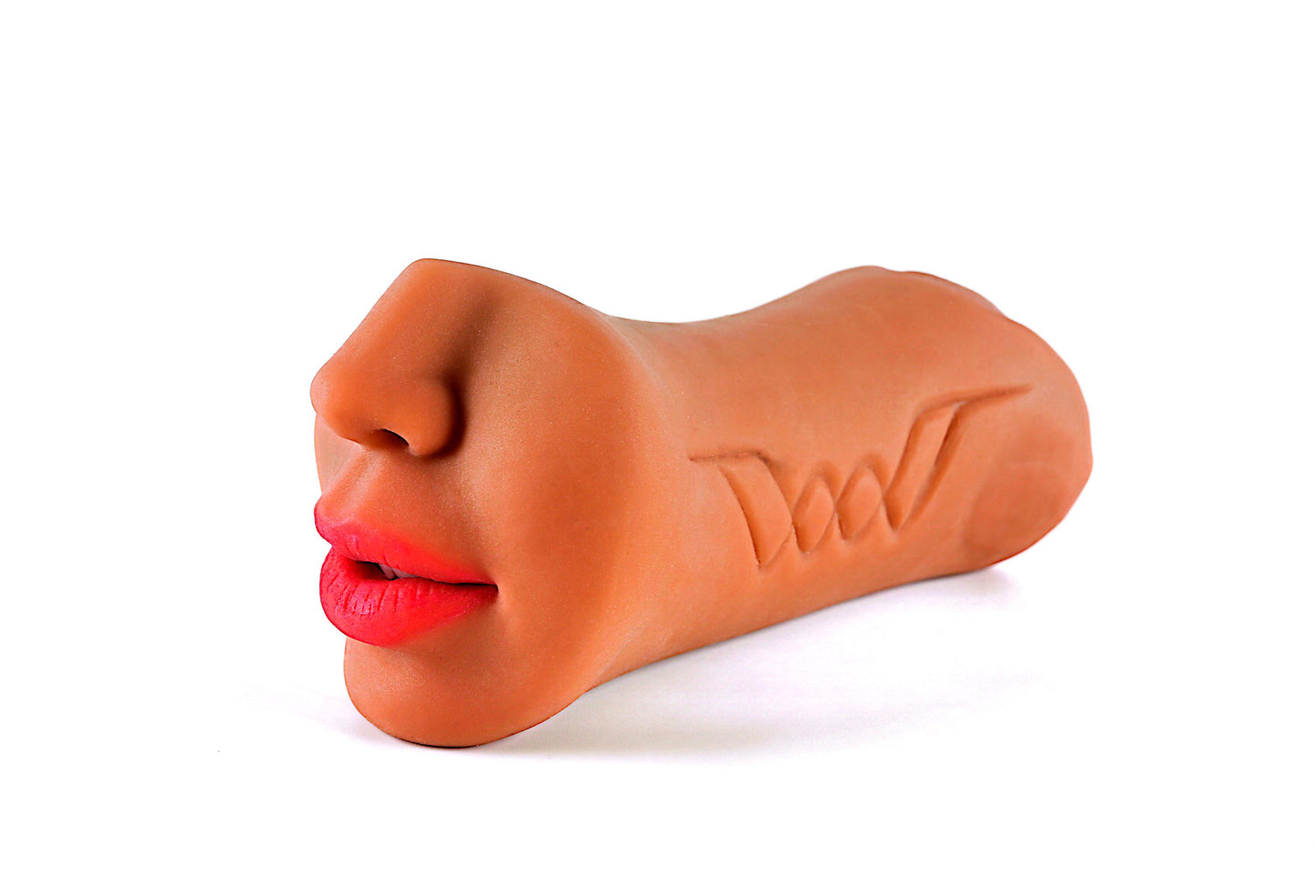 Dual-Ended Realistic Flesh-Toned Stroker - 7-Inch Multi-Sensation Pocket Pussy Masturbator Vagina Mouth Anus BlowJob