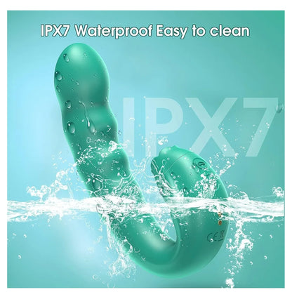 Rotating Vibrator Licking Sex Toys, 3 in 1 Clitorals Stimulator G Spot Vibrator with Rotating Head & Vibrating Tongue Support 10 Modes, Vibrating Dildos Adult Toys for Women Couples