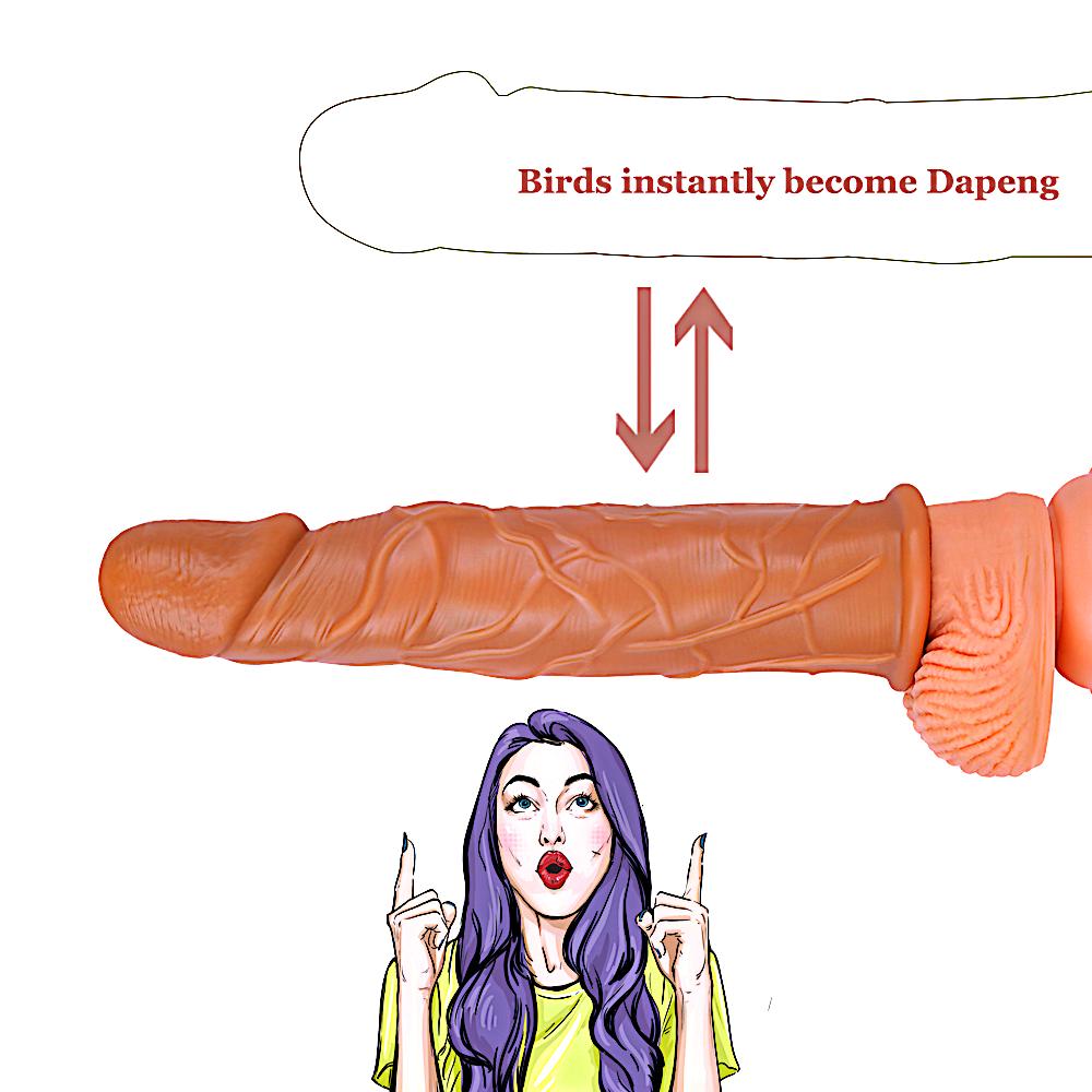 7 Inch Elite Textured Ultra-Elastic Penis Extension Sleeve