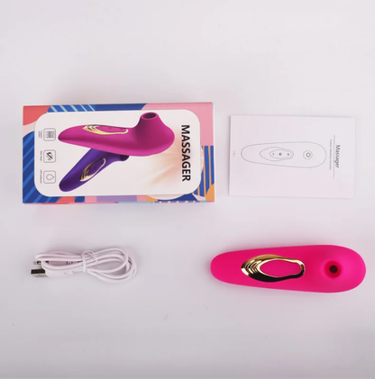 Clitoral & Nipple Sucking Vibrator – 5 Frequency Suction Modes