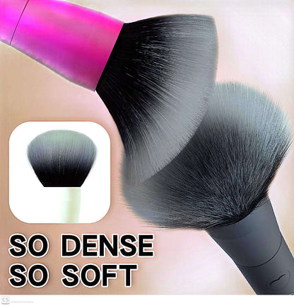 10-Frequency Vibrating Makeup Brush Massager – USB Rechargeable & Waterproof