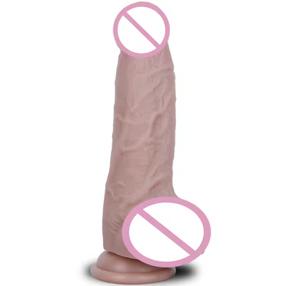 Ultra-Realistic Thick Boy Silicone Dildo with Strong Suction Cup Base – 8.26 x 1.96 Inches