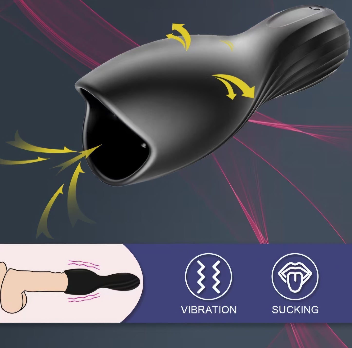 TurboPulse Pro | Automatic 2-in-1 Sucking & Vibrating Stroker Cup