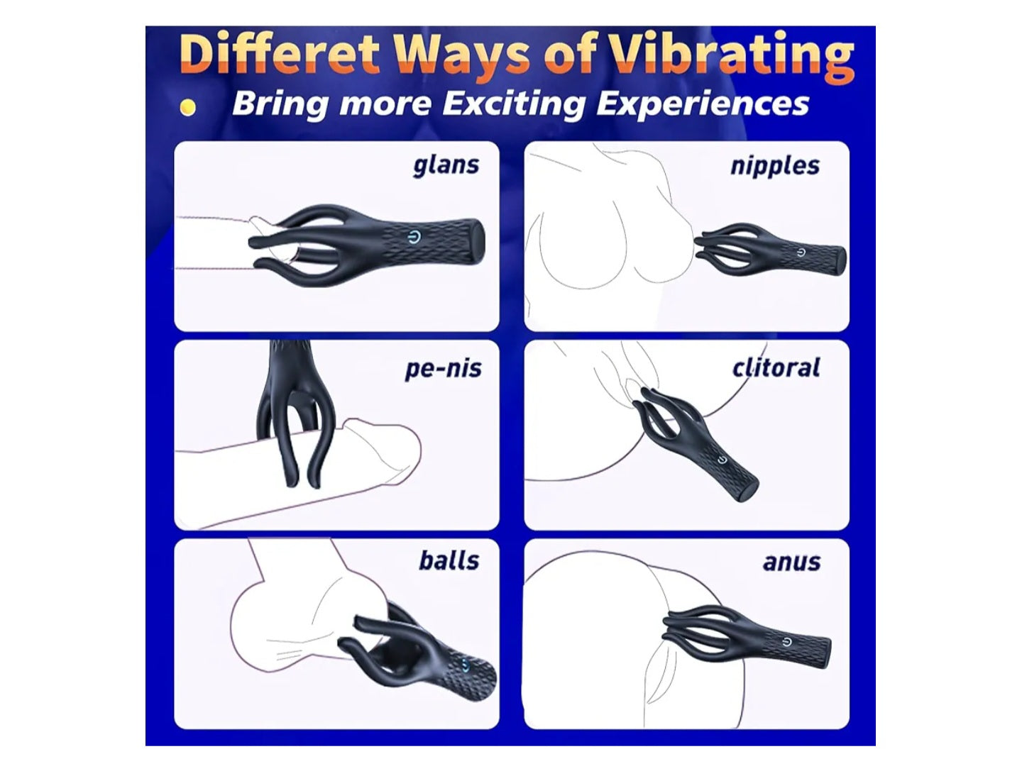 Male Sex Toys Penis Vibrator for Glans Prolong Endurance,360 Wrapping Tentacle Male Masturbator Stroker with 10 Vibrating Modes for Penis Clit Nipple Stimulation,Adult Sex Toy for Men Women Couples