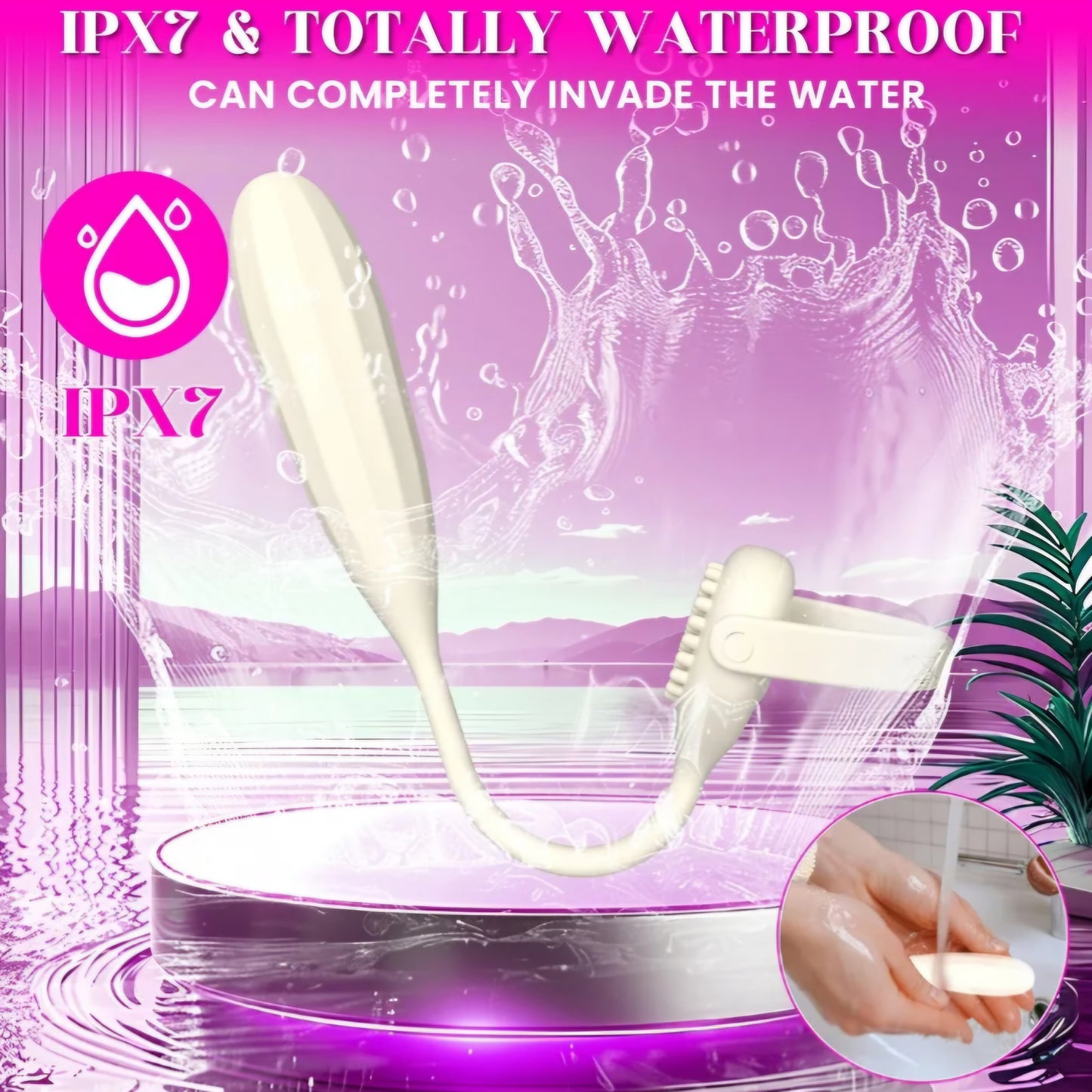 Vibrator Sex Toy for Women Men - Vibrator Bullet Wearable Panty Dildo with App Control & 7 Vibrations, Vibrating Egg Clitoral Stimulator Anal Plug,Rechargerable Adult Sex Toys for Couple,Female Toy AMA