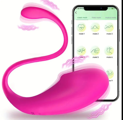 App Controlled Wearable/ Insertable Panty Vibrator, USB Rechargeable
