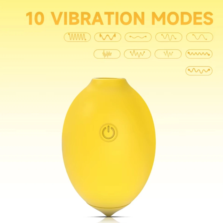 Lemon Premium Portable Clitoral Suction & Air-Pulse Vibrator (Available June 13th)