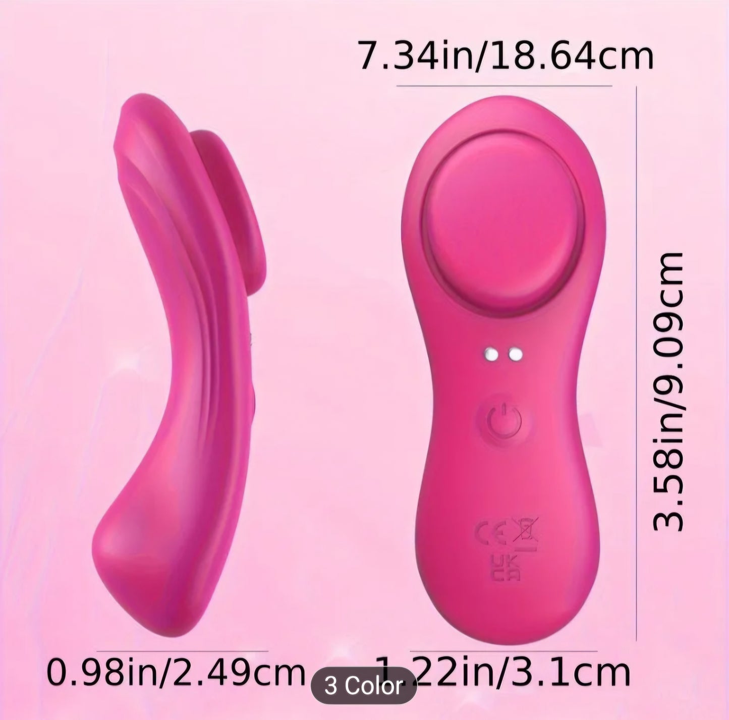 Ellie Ultra-Thin Wearable Panty Vibrator (Purple)