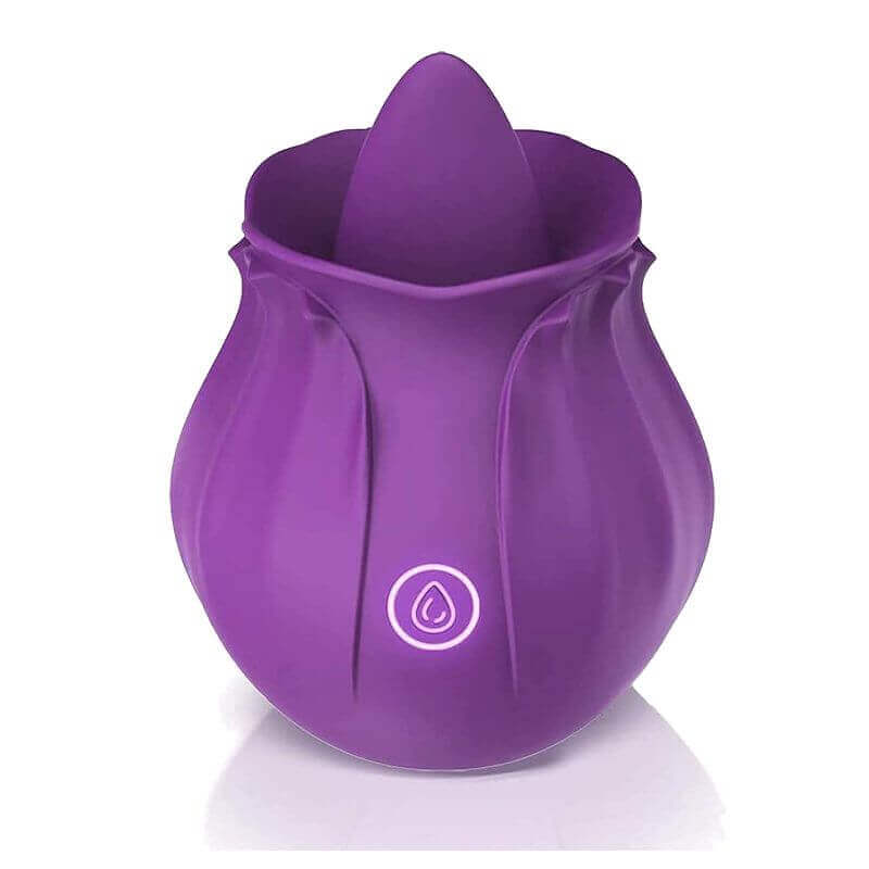 Licking Rose Toy Vibrator for Women (Pink)