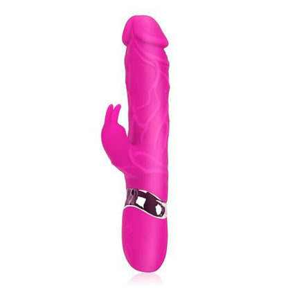 Realistic Rabbit, Clit G-spot Rabbit Dildo Vibrator, USB Rechargeable, Unique Combination of a Lifelike Dildo.