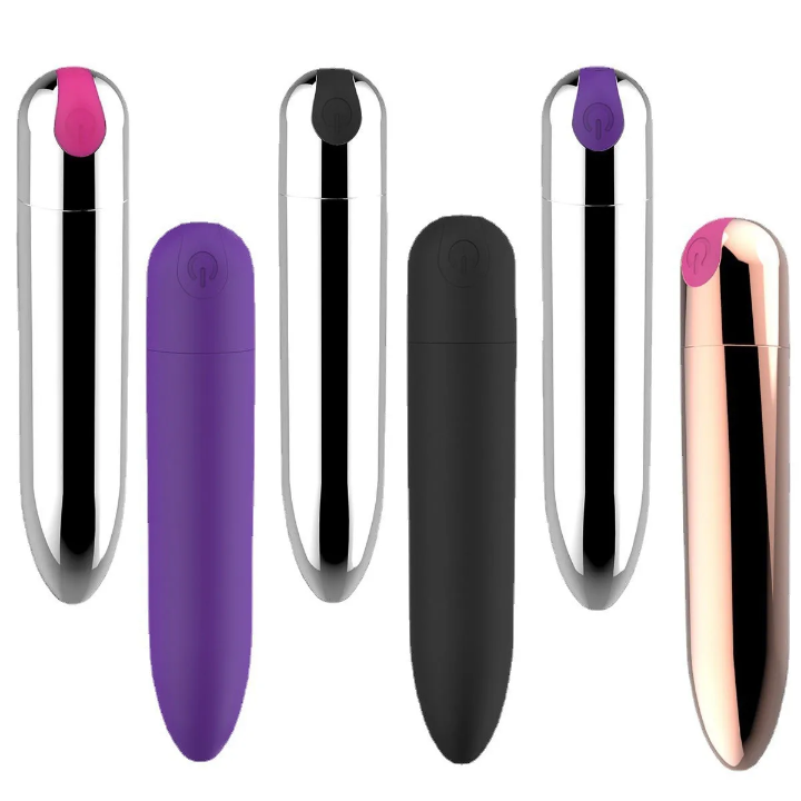 10-Frequency Bullet Vibrator – USB Rechargeable Personal Massager Travel Bullet