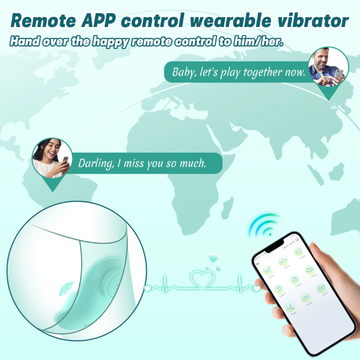 App Controlled Magnetic Snap Panty Vibrator for Public Wear/Play