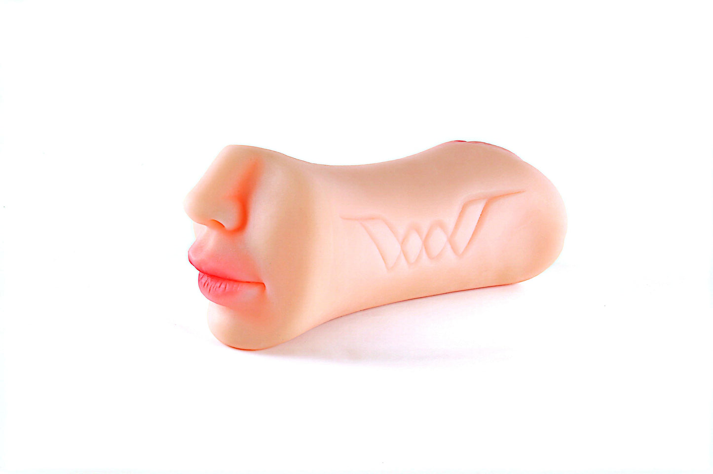 Dual-Ended Realistic Flesh-Toned Stroker - 7-Inch Multi-Sensation Pocket Pussy Masturbator Vagina Mouth Anus BlowJob