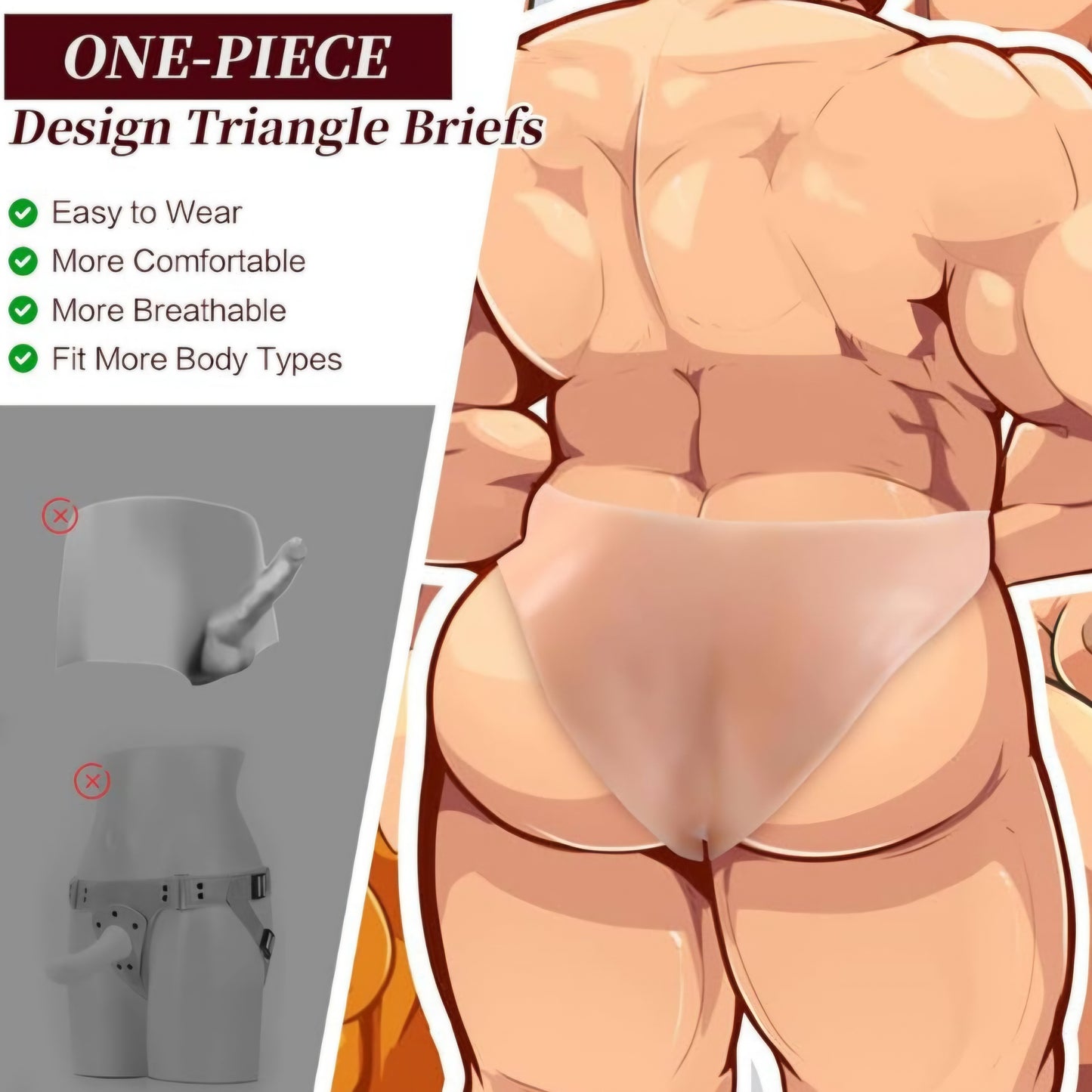 Strap on Dildo for Men Hollow Design to Wear, Strap on Harness, 7.7" Hollow Penis Sleeve
Wearable Anal G-Spot Dildo Sleeve for Men, High-Stretch Body-Safe Silicone, Realistic Penis Extender Sex Toy for Men
