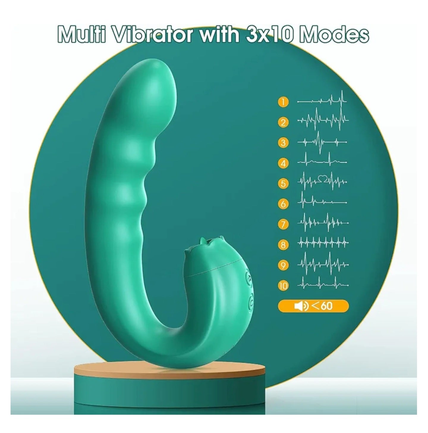 Rotating Vibrator Licking Sex Toys, 3 in 1 Clitorals Stimulator G Spot Vibrator with Rotating Head & Vibrating Tongue Support 10 Modes, Vibrating Dildos Adult Toys for Women Couples
