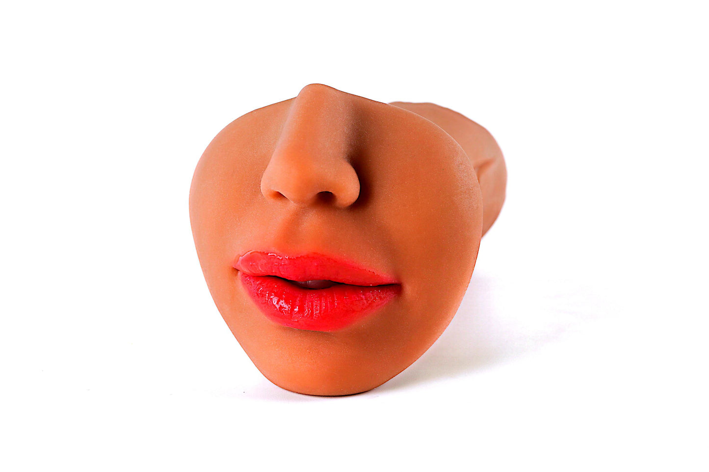 Dual-Ended Realistic Flesh-Toned Stroker - 7-Inch Multi-Sensation Pocket Pussy Masturbator Vagina Mouth Anus BlowJob