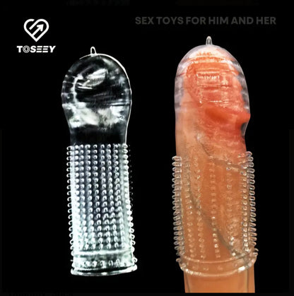 5 Piece Reusable Wolf Condom Sleeve