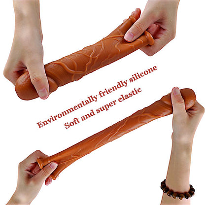 7 Inch Elite Textured Ultra-Elastic Penis Extension Sleeve