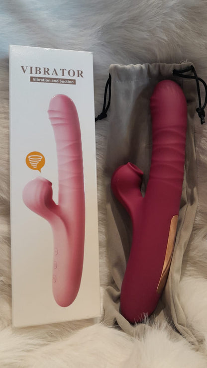 Clit Sucking Rabbit Vibrator 9.65"